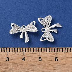 Brass Micro Pave Cubic Zirconia Pendants&nbsp;KK-F872-15S-02