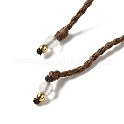 6.5mm Round Gemstone Braided Bead Chakra Bracelets&nbsp;BJEW-K225-02