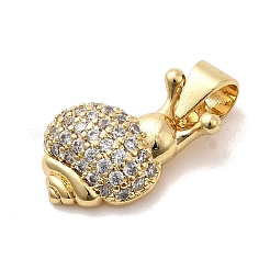 Brass Micro Pave Cubic Zirconia Charms&nbsp;KK-C137-06A-G