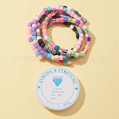 3 Strands 3 Style Handmade Polymer Clay Beads Strands&nbsp;CLAY-FS0001-17