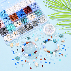 Ocean Theme DIY Bracelets Making Kits&nbsp;DIY-YW0017-53