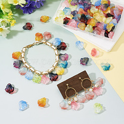 90Pcs 9 Colors Handmade Lampwork Beads&nbsp;LAMP-TA0002-40