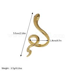 Adjustable 304 Stainless Steel Open Cuff Rings&nbsp;KN7083-1
