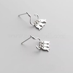 Brass Dangle Stud Earrings&nbsp;FS-WG53E88-01