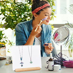 Acrylic Necklace Display Planks&nbsp;NDIS-WH0009-14B