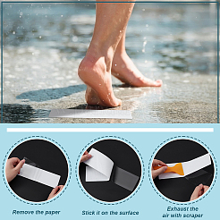 PVC Plastic Pre-Cut Slip Resistant Strips&nbsp;AJEW-WH0609-466A