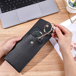 1Pc Rectangle PU Leather Eyeglass Cases&nbsp;AJEW-CN0007-01A