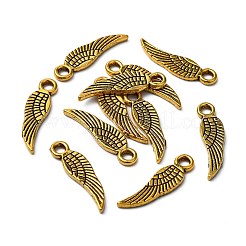 Tibetan Style Alloy Wing Charms&nbsp;TIBEP-3344-AG-RS