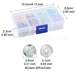 8 Colors Glass Bead Strands&nbsp;GLAA-FS0001-86