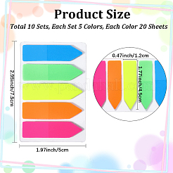 Arrow PET Memo Pad Sticky Notes&nbsp;DIY-WH20002-659