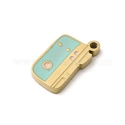 304 Stainless Steel Enamel Charms&nbsp;STAS-I335-12G