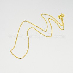 Sterling Silver Cable Chain Necklaces&nbsp;X-STER-M086-06B