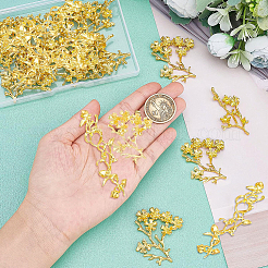 24Pcs 3 Style Electroplated Alloy Rhinestone Settings&nbsp;PALLOY-BC0002-20