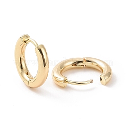 Brass Huggie Hoop Earrings for Women&nbsp;EJEW-A083-04G