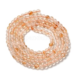 Heated Natural Citrine Beads Strands&nbsp;G-B090-A25-03