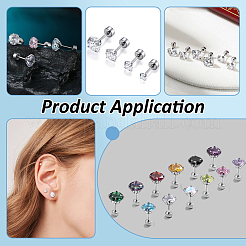 60Pcs 304 Stainless Steel Ear Nuts&nbsp;STAS-UN0064-21A