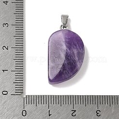 Natural Amethyst Carved Pendants&nbsp;G-P599-04P-08