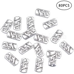 Tibetan Style Alloy Rectangle Pendants&nbsp;TIBEP-PH0004-89