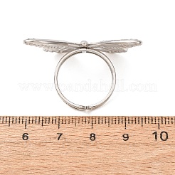 304 Stainless Steel Cuff Open Rings&nbsp;SA-CBA521B-02P
