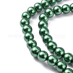 Eco-Friendly Glass Pearl Beads&nbsp;HY-J002-6mm-HX-M