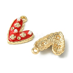 8Pcs 4 Colors Alloy Enamel Pendants&nbsp;ENAM-FS0001-63