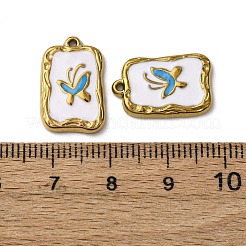 304 Stainless Steel Enamel Pendants&nbsp;STAS-P406-21G