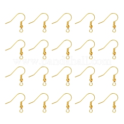 Brass Earring Hooks&nbsp;KK-YW0001-28G