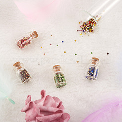 About 5500Pcs 11 Colors Glass Pointed Back Rhinestone&nbsp;RGLA-FW0001-04