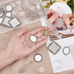 DIY Brooch Making Kits&nbsp;DIY-SC0019-48