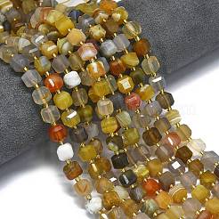 Natural Yellow Botswana Agate Beads Strands&nbsp;G-K389-A23-01