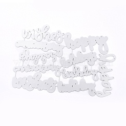 Carbon Steel Cutting Dies Stencils&nbsp;DIY-I083-05P