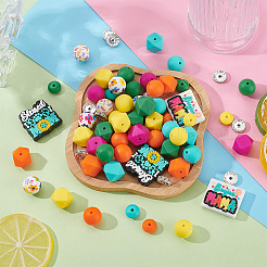 119Pcs 20 Styles Silicone Beads&nbsp;SIL-ME0001-09