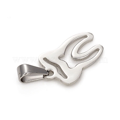 Tarnish Resistant 304 Stainless Steel Pendants&nbsp;LS-STAS-I136-06P