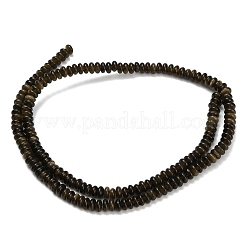 Natural Golden Sheen Obsidian Beads Strands&nbsp;G-L635-A11-4x2mm-01