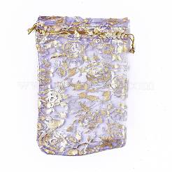 Printed Organza Bags with Drawstring&nbsp;OP-XCP0001-04