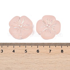 Frosted Transparent Acrylic Beads&nbsp;X1-OACR-P029-19B-02
