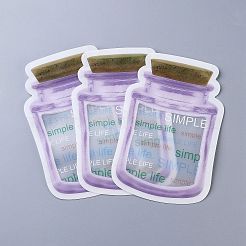 Reusable Bottle Shape Zipper Sealed Bags&nbsp;LS-OPP-Z001-04-A
