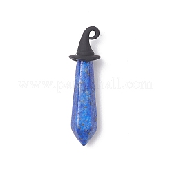 Natural Mixed Gemstone Pointed Pendants&nbsp;PALLOY-JF02078