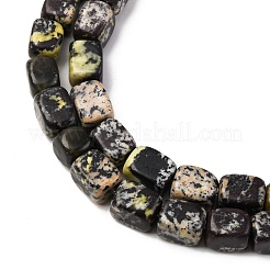 Natural Yellow Turquoise(Jasper) Beads Strands&nbsp;G-B155-D14