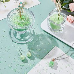 3 Style Transparent Electroplate Crushed Glass Craft&nbsp;GLAA-SC0001-99C