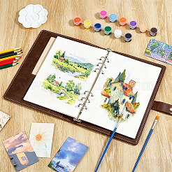 30Pcs Loose-leaf Album Pages Papers for 6-Ring Binder Scrapbook&nbsp;OFST-PH0001-09