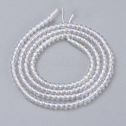 Electroplate Glass Beads Strands&nbsp;X-EGLA-I013-2mm-AB01