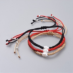 Nylon Thread Braided Bead Bracelets&nbsp;BJEW-JB04722