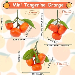 3Pcs 3 Styles Foam Artificial Fruit Model&nbsp;DJEW-CN0001-31