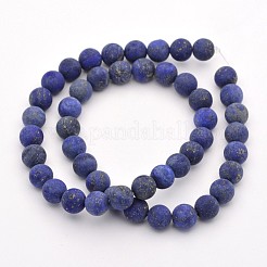 Natural Lapis Lazuli Round Beads Strands&nbsp;G-D660-6mm