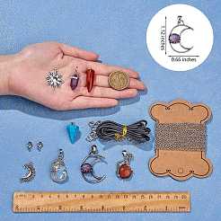 DIY Gemstone Necklace Making Kit&nbsp;DIY-SZ0009-42