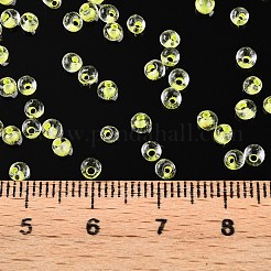 8/0 Inside Colours Transparent Glass Seed Beads&nbsp;X1-SEED-T007-06C
