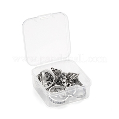 9Pcs 9 Style Adjustable Alloy Finger Rings&nbsp;RJEW-LS0001-15AS