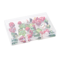 26Pcs 13 Styles Handmade Lampwork Beads&nbsp;LAMP-FS0001-75