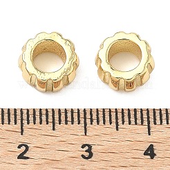 Brass European Beads&nbsp;KK-P345-02G